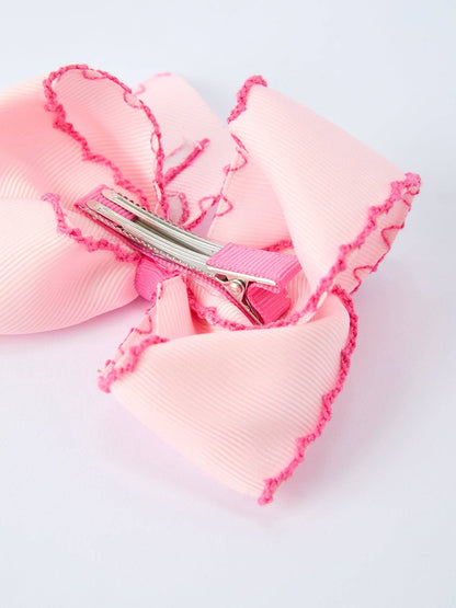 Bow Embroidered Hairpin
