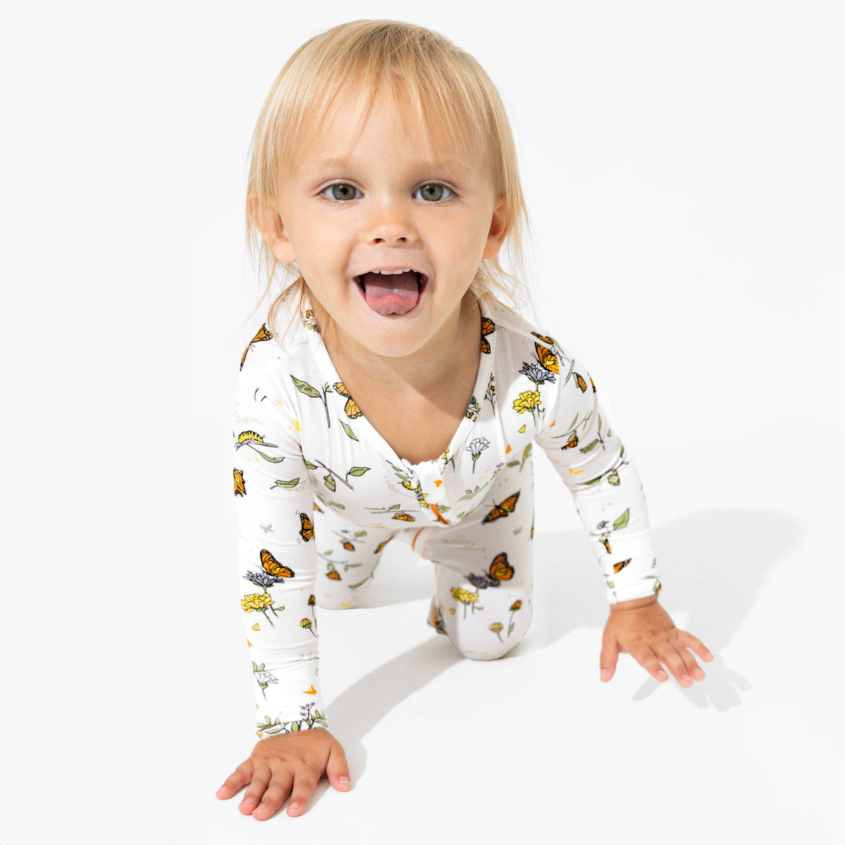Monarch Butterfly Convertible Footie