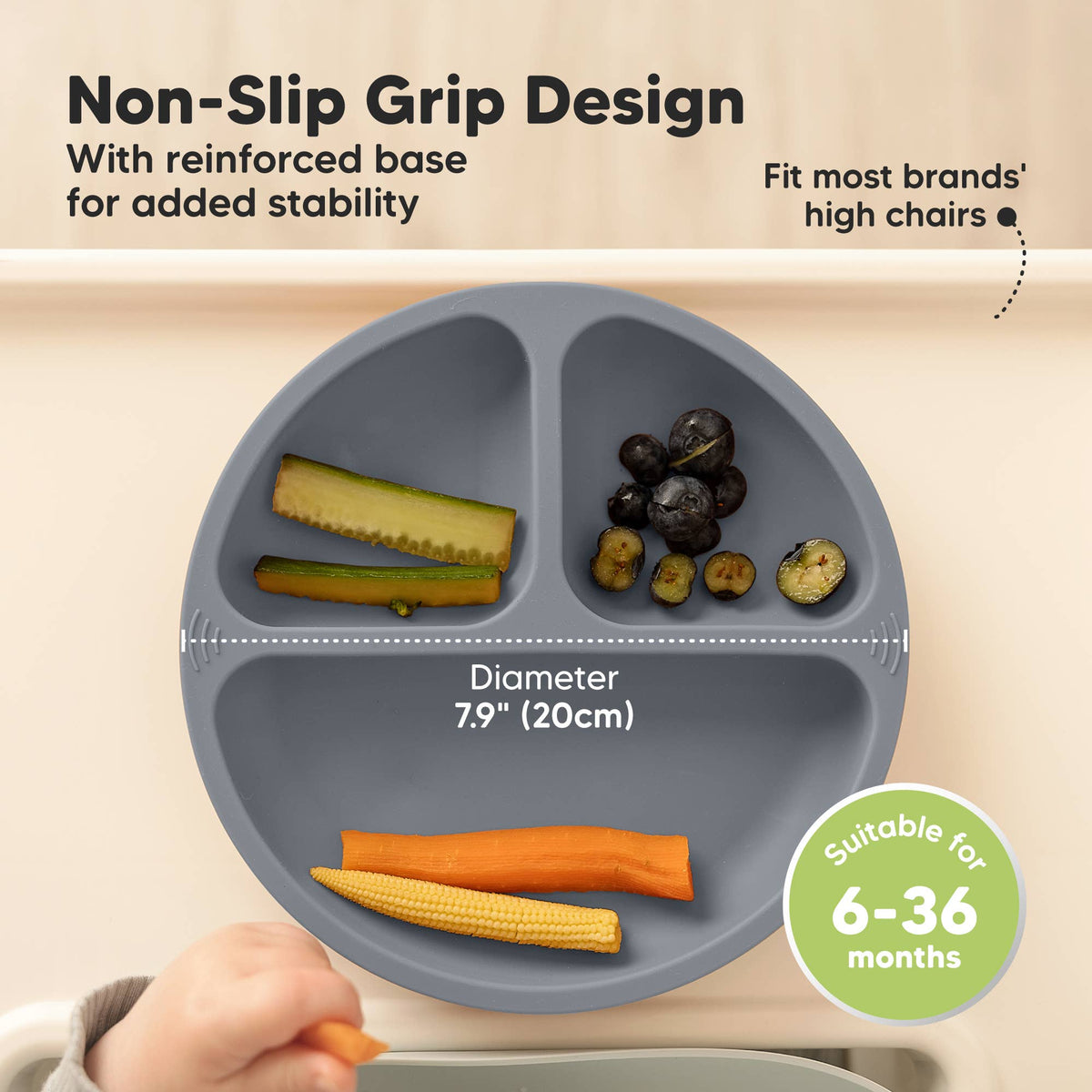 3-Pack Prep Suction Plates