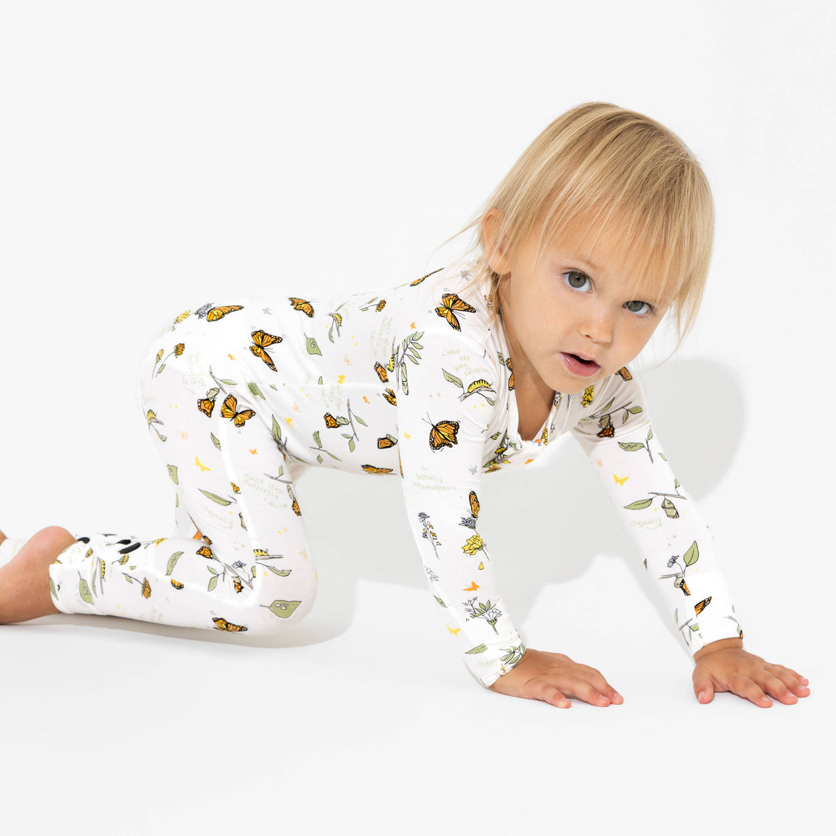 Monarch Butterfly Convertible Footie