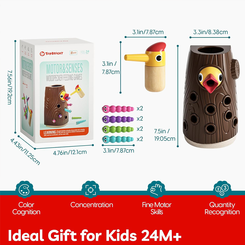 Topbright! Magnetic Bird Feeding Games