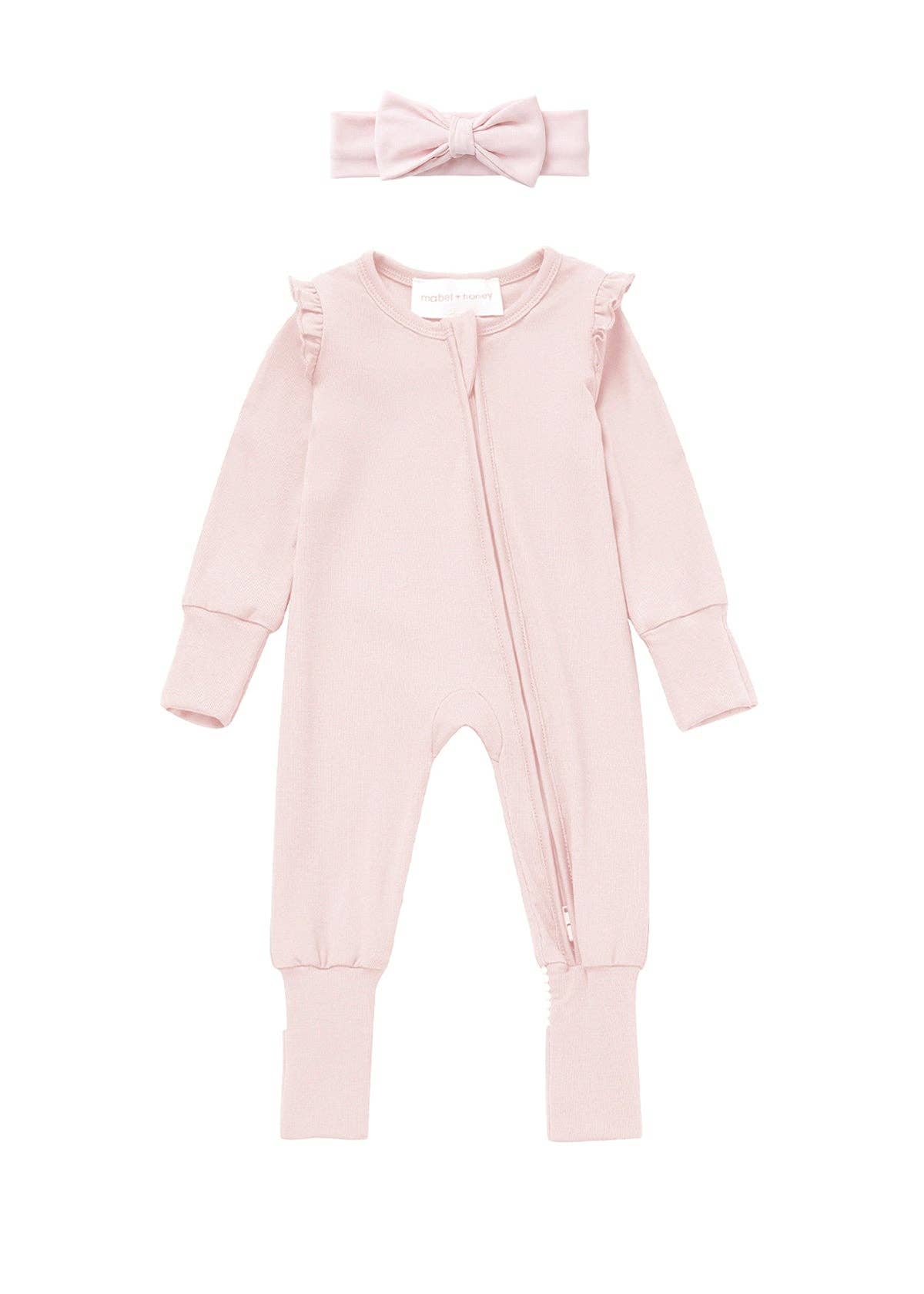 Amelia Rose Romper with Headband