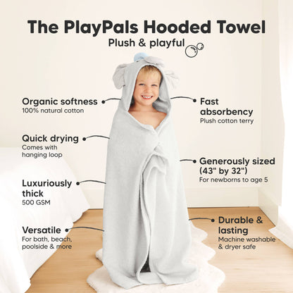 Playpals Hooded Baby Towels