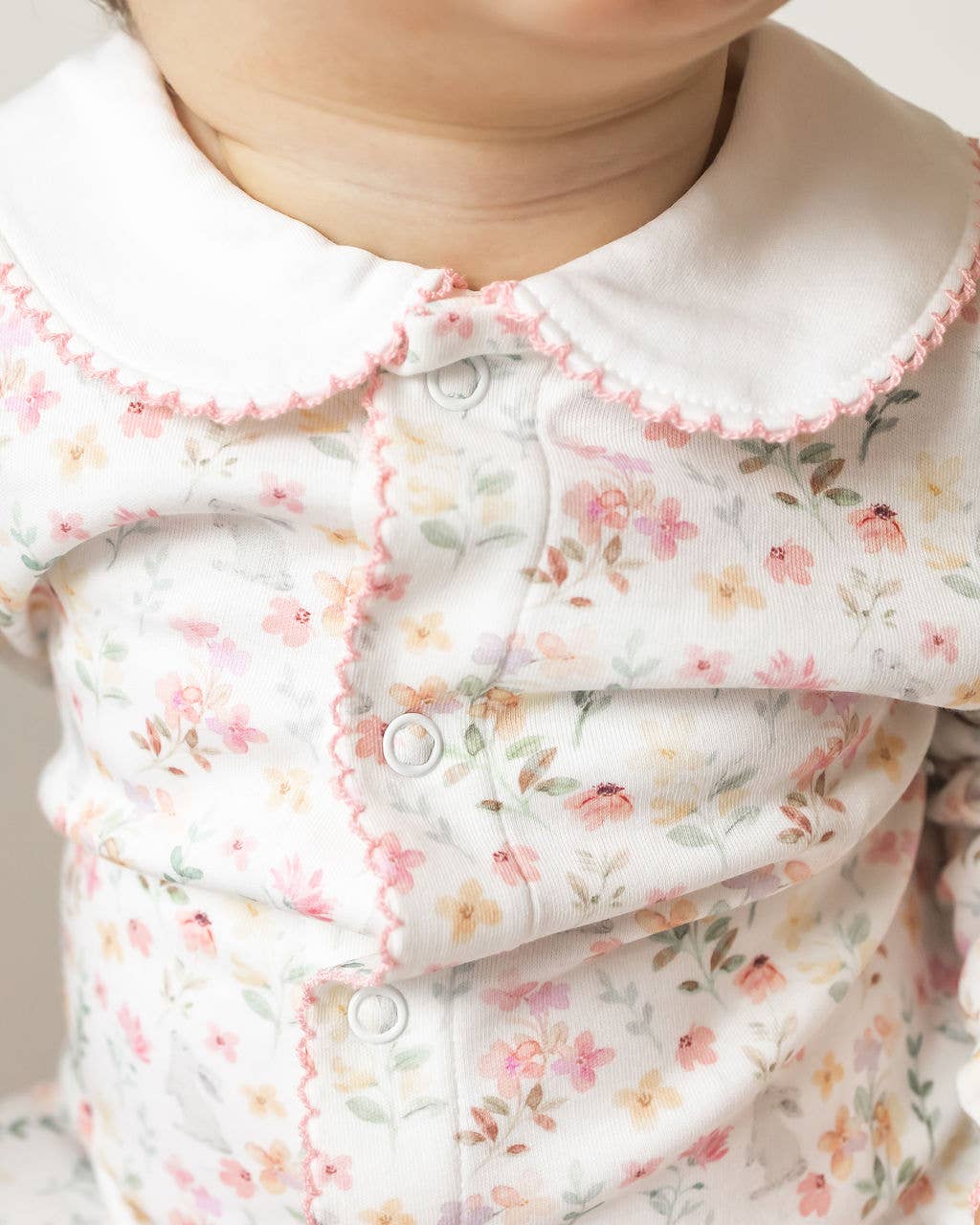 Winter Flowers Pima Baby Onesies