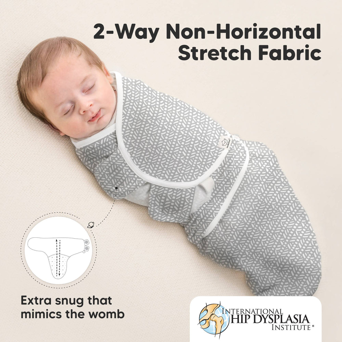 3pk Soothe Baby Swaddles 0-3M