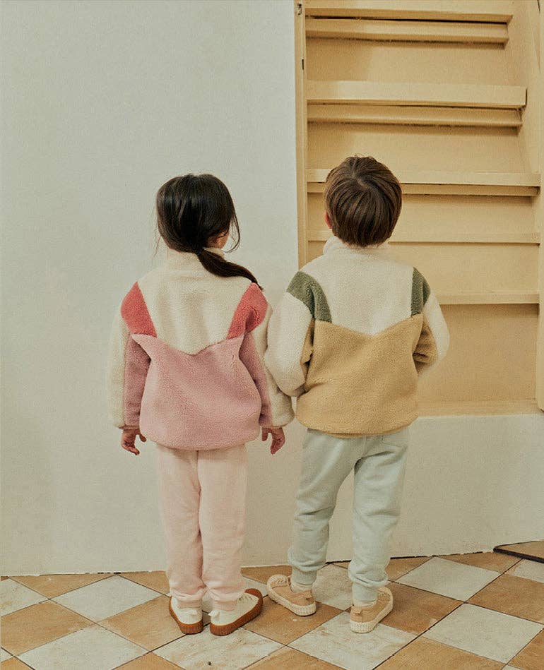 Color Block Fleece Jacket