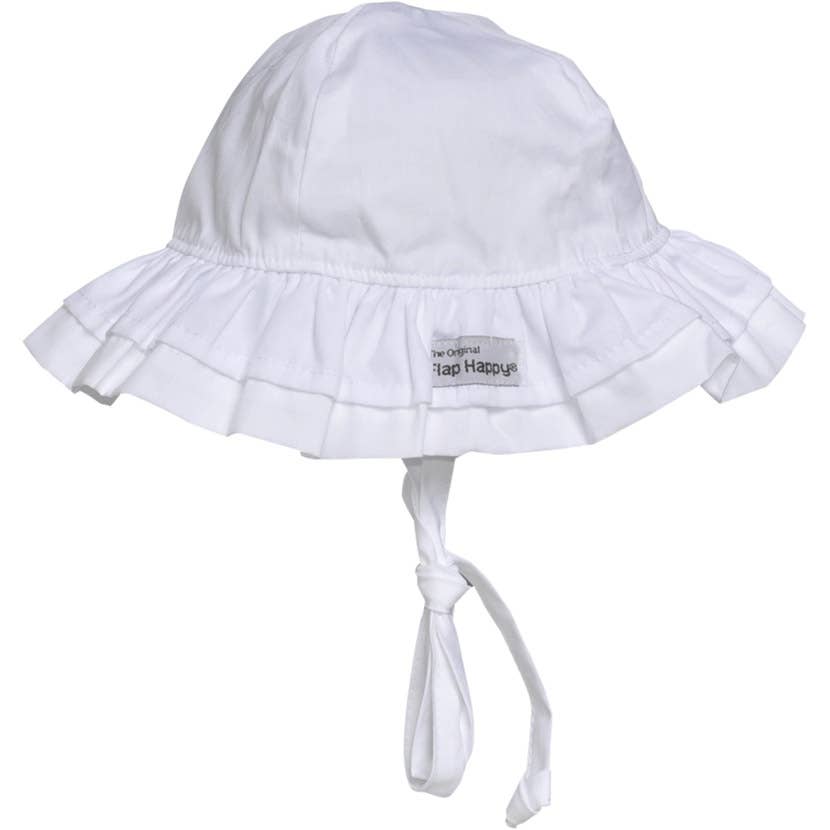 Baby UPF50+ Girls and Boys Double Ruffle Sun Hat
