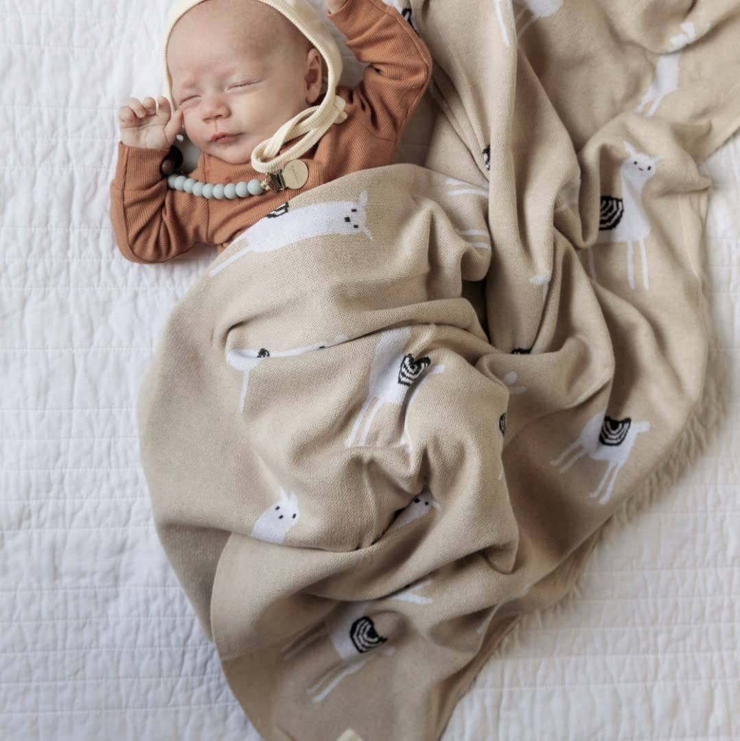 Llama Baby Blanket