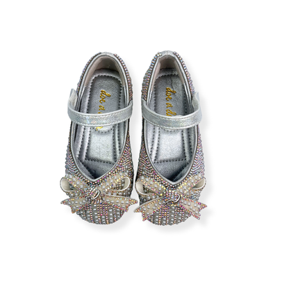 Pearl & Rhinestone Flat Shoes