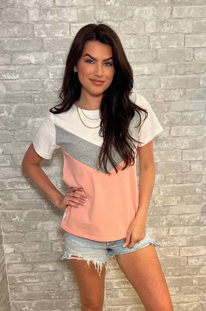 Hot Peach Nursing T-Shirt