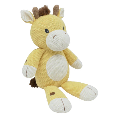 Whimsical Cotton Knitted Toy - Noah Giraffe
