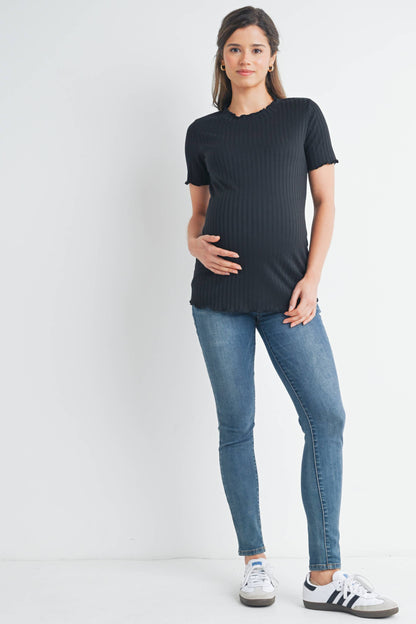 Ribbed Maternity T-Shirt