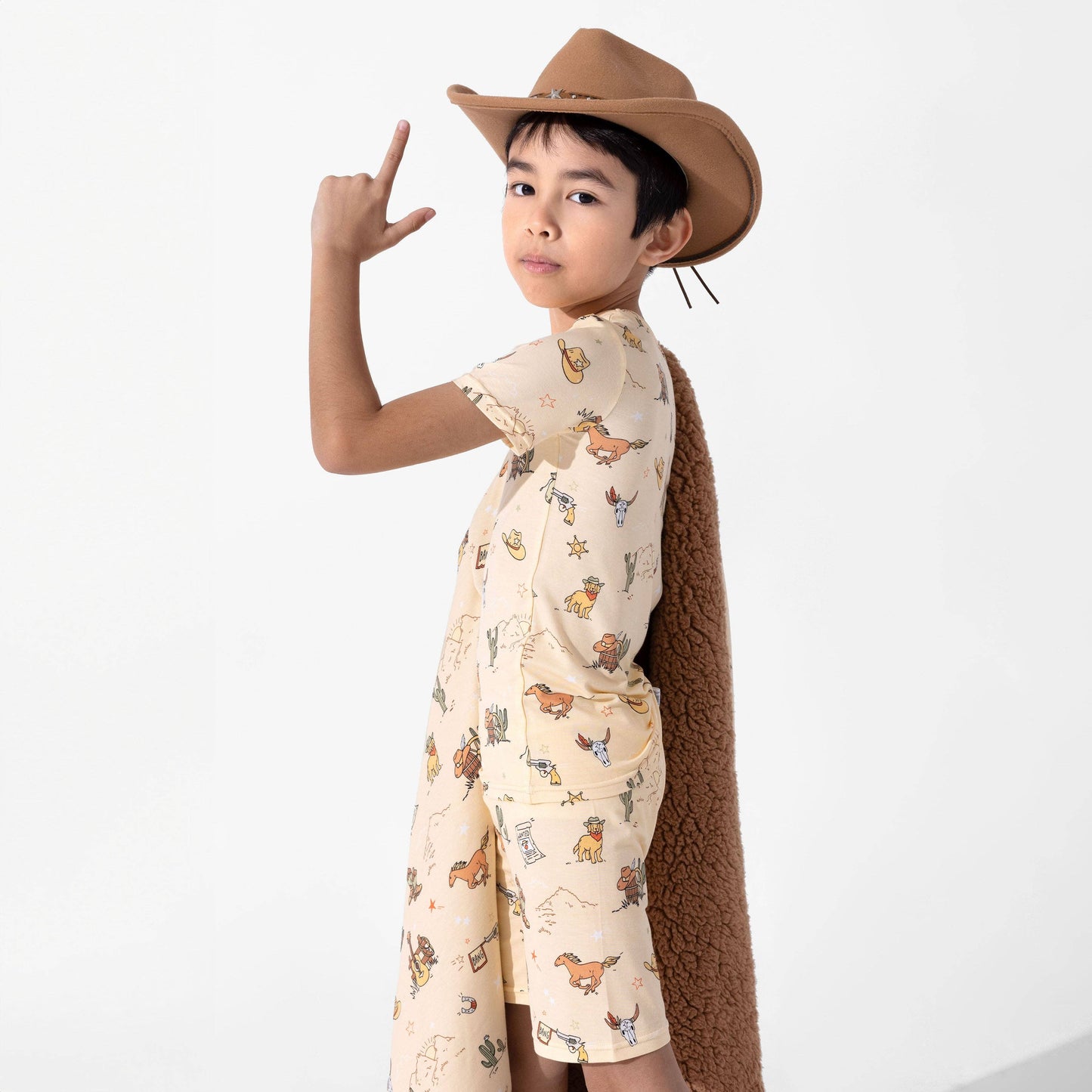 Cowboy Pjs Short Set