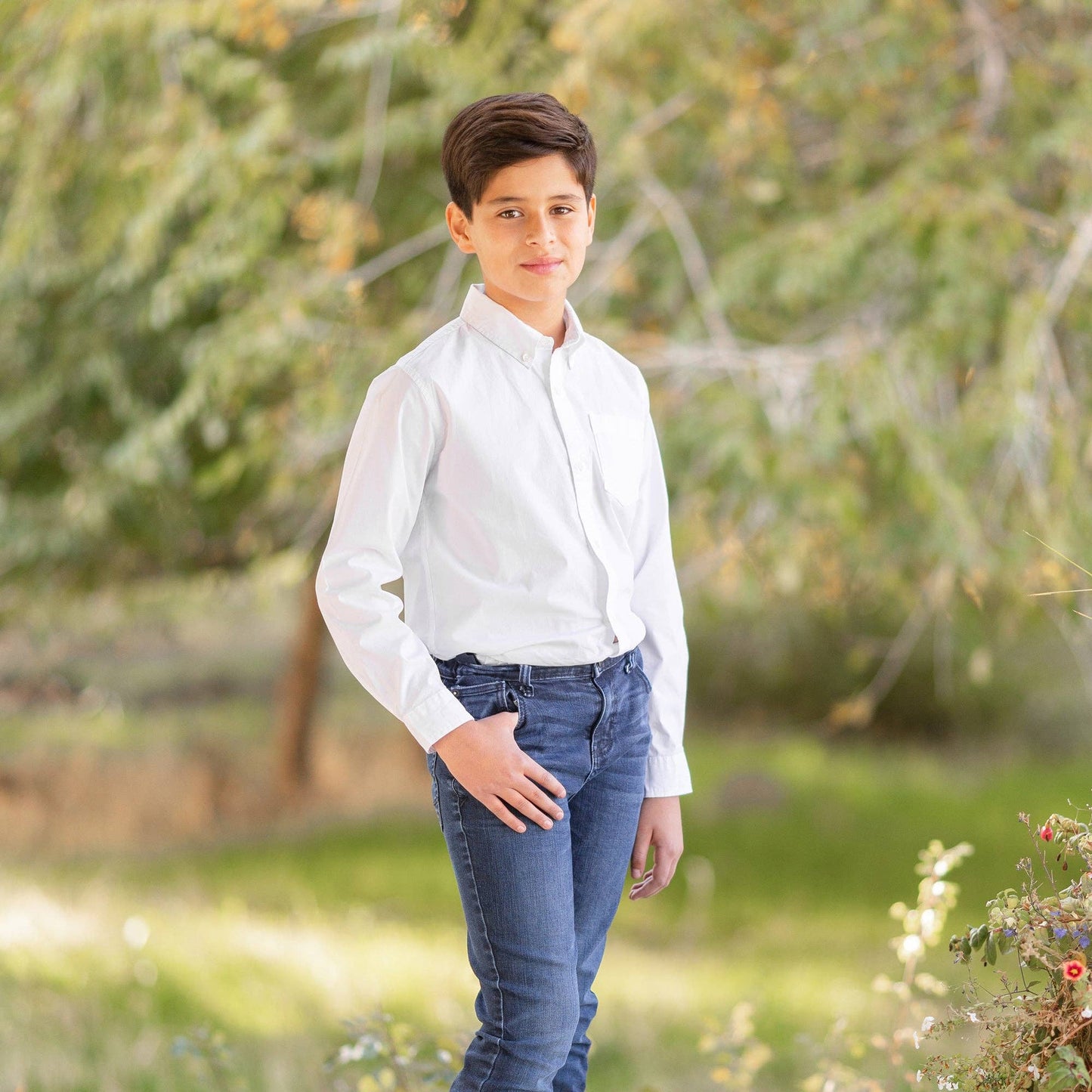 Poplin Button Down Shirt