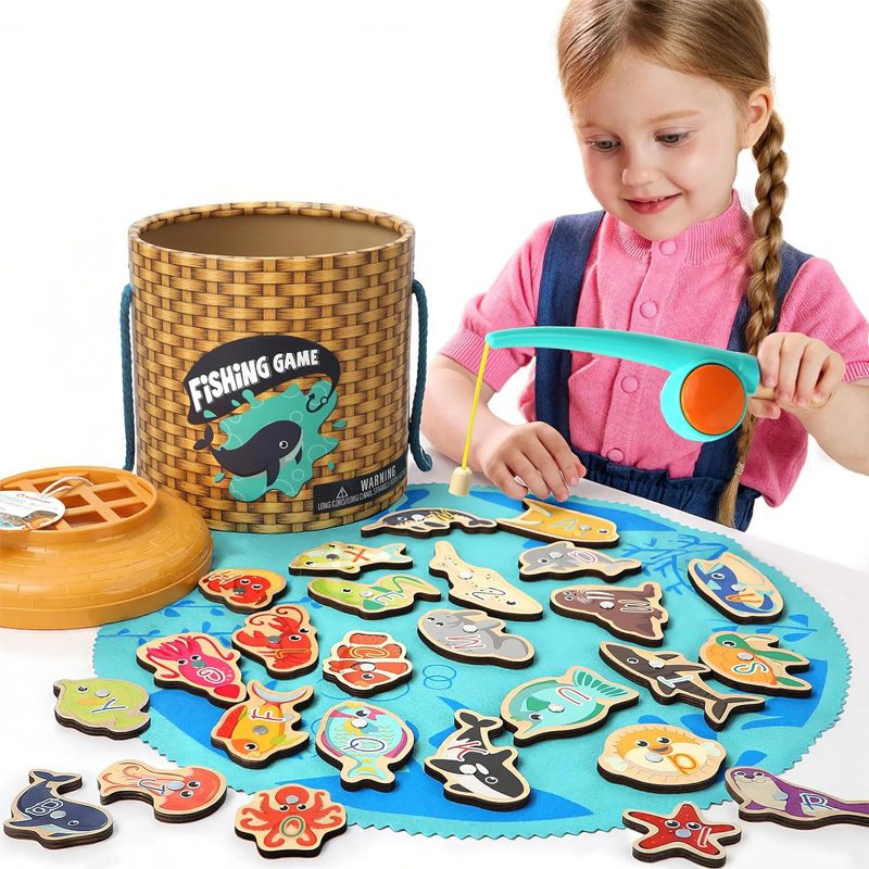Topbright! Montessori Toddler Fishing Game
