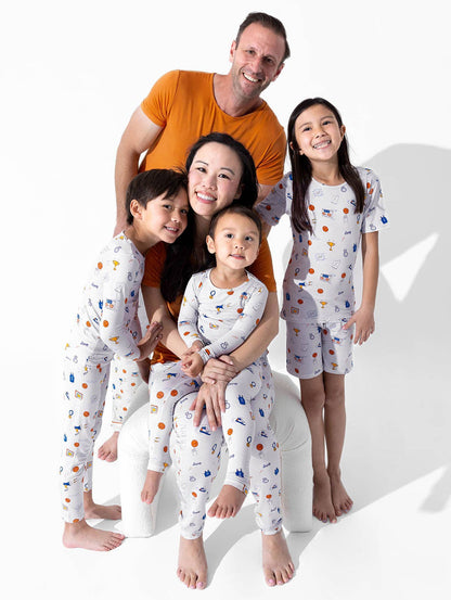 All Star Basketball Bamboo Kids Pajama Short Set