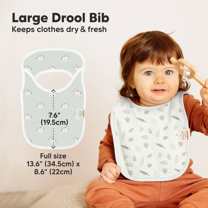 8-Pack Hallo Drool Bibs Wilderness