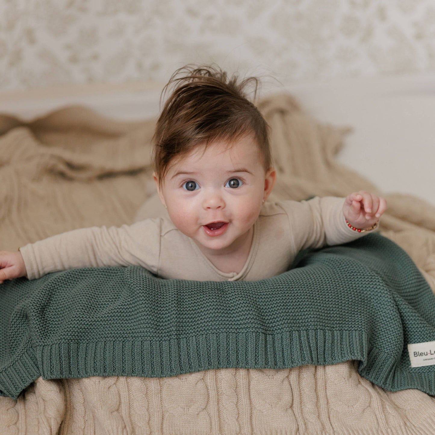 Heritage Knit Baby Blanket