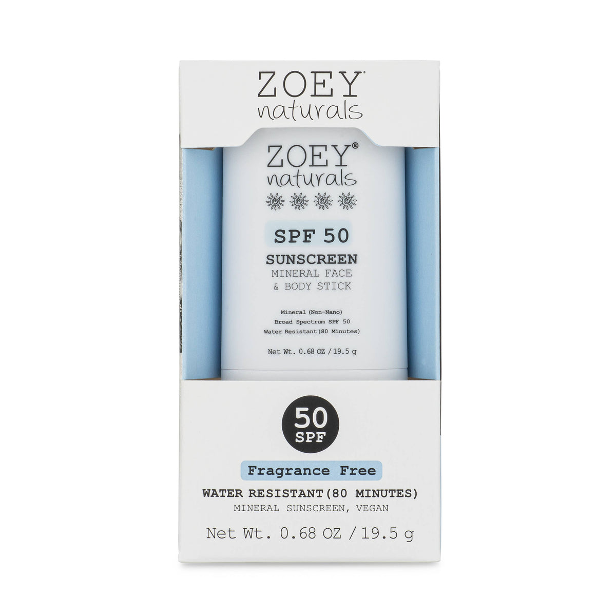 Fragrance Free SPF 50 Mineral Sunscreen Stick