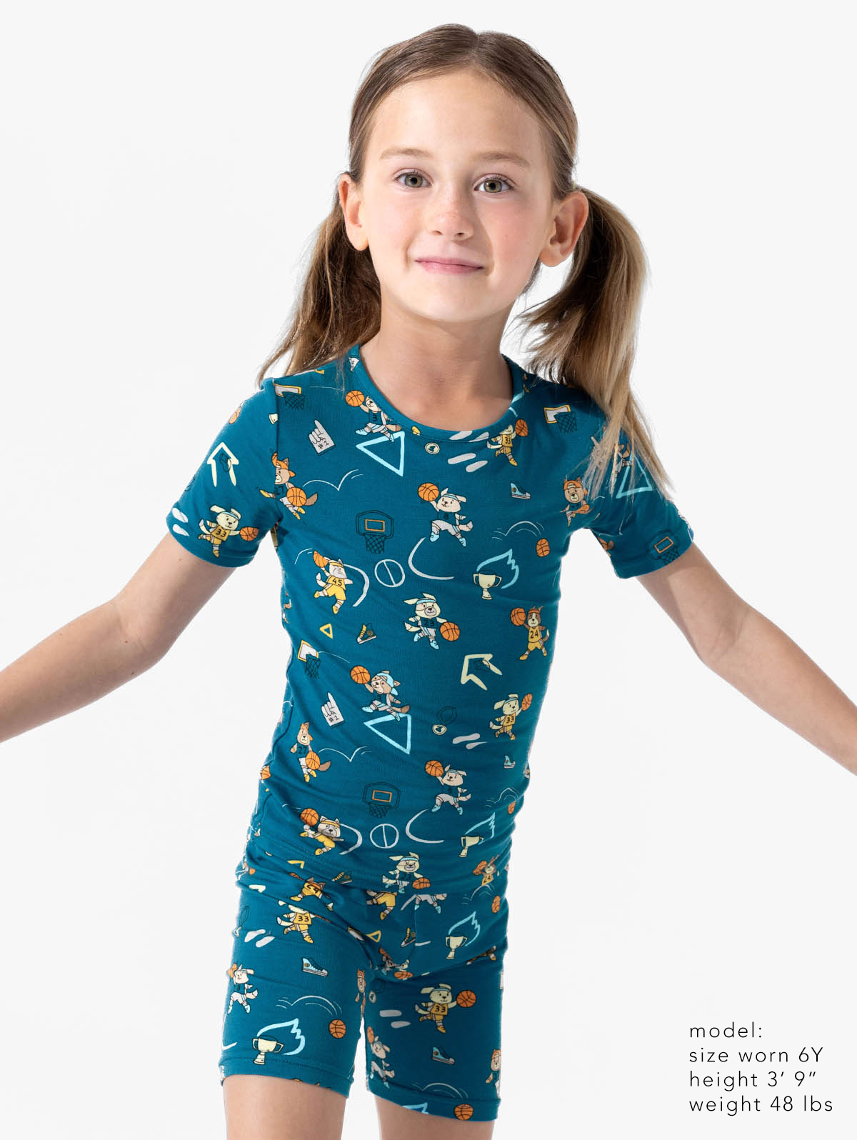 Basketball Pjs Short Set