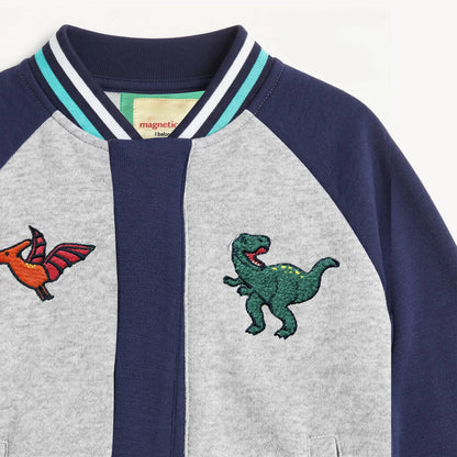 BOYS  FLEECE PATCH 2 PC JCKT SET