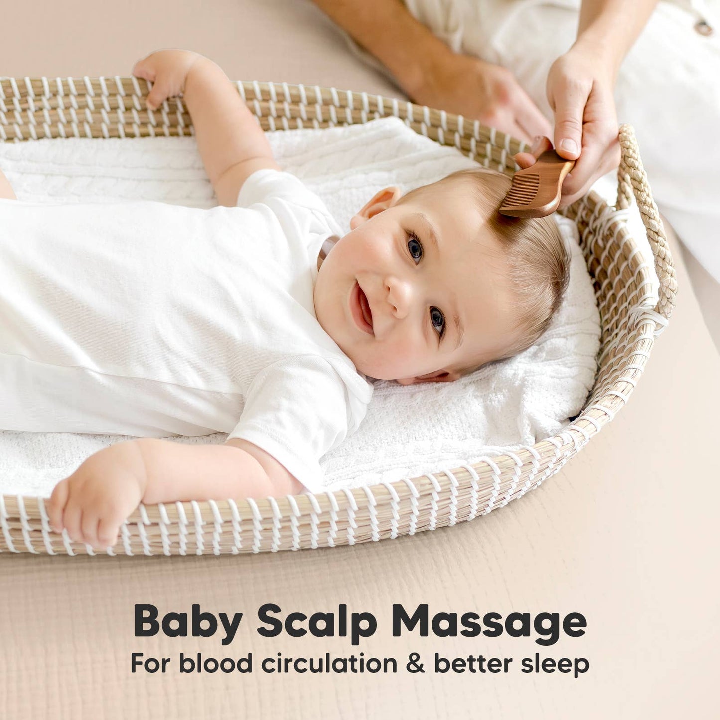 Baby Wooden Hairbrush Set