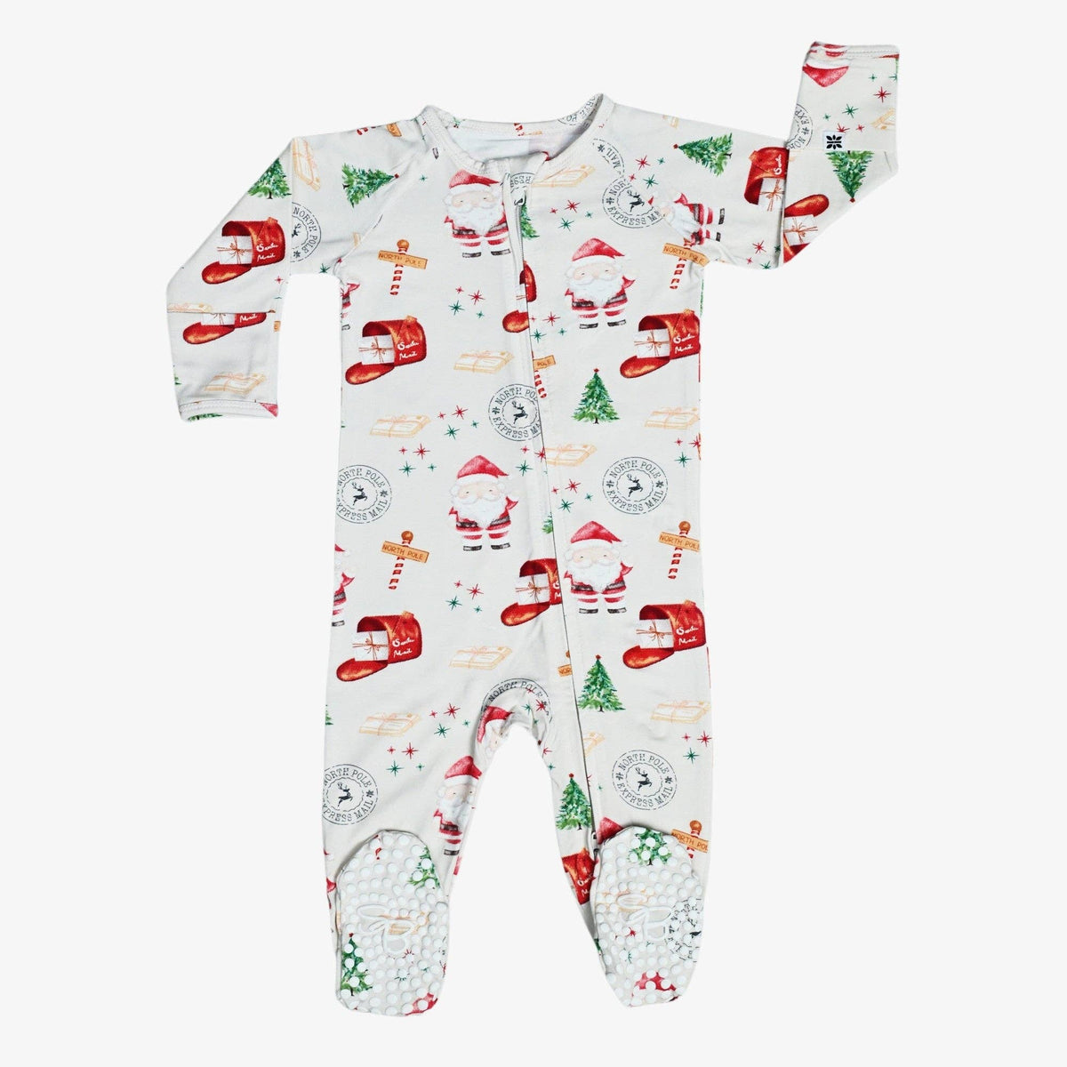 Letters to Santa Zipper Footie