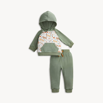 WONDERFUL WILDLIFE MODAL L/S HOODIE W JOGGER