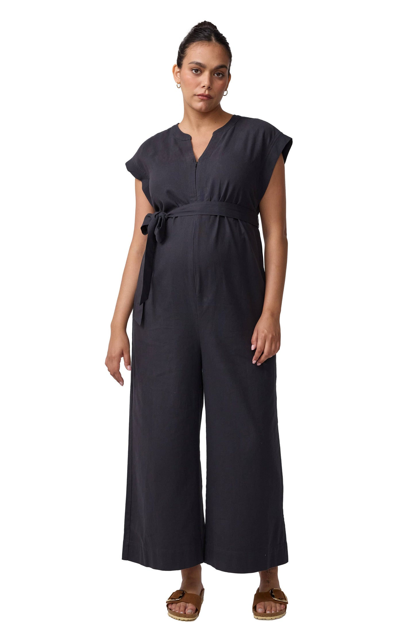 Arlo Maternity Woven Jumpsuit