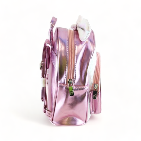 Pink Sequin Bunny Backpack