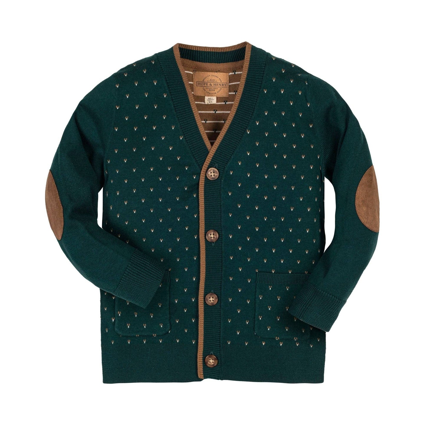 Holiday Tipped Cardigan