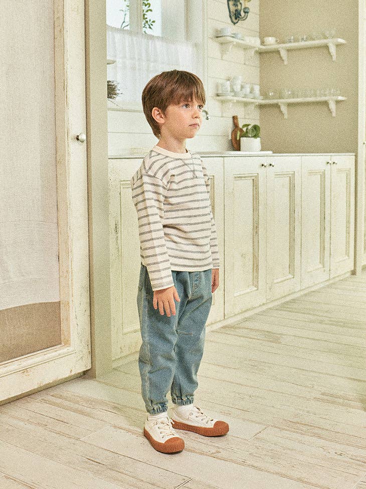 Baggy Washed Denim Pants