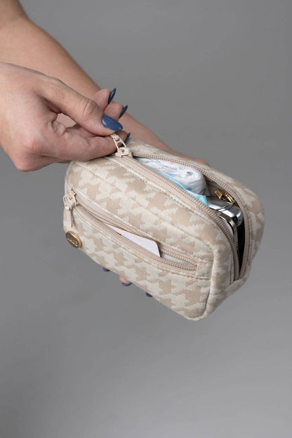 The Monarch Accessory Bag - Houndstooth