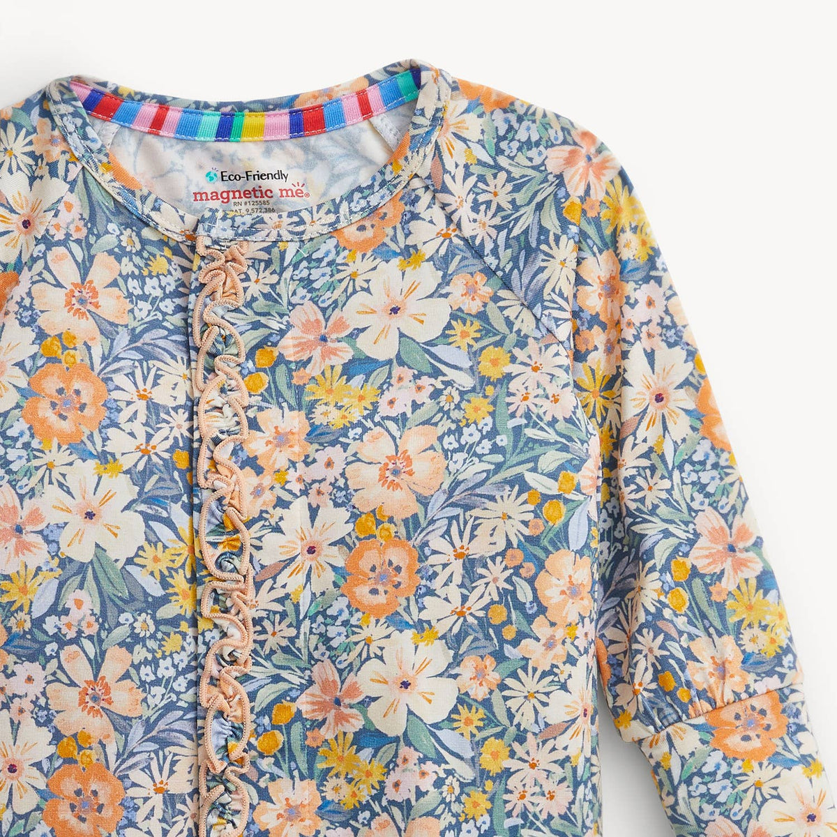 FLORA MODAL RUFFLE CONV COVERALL