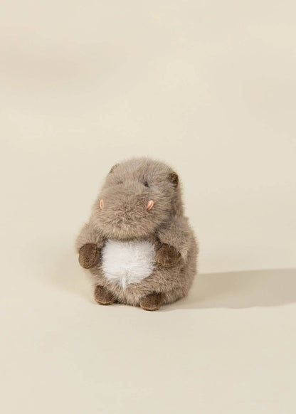 Mini Gift Plush Toy - Grey Hippopotamus