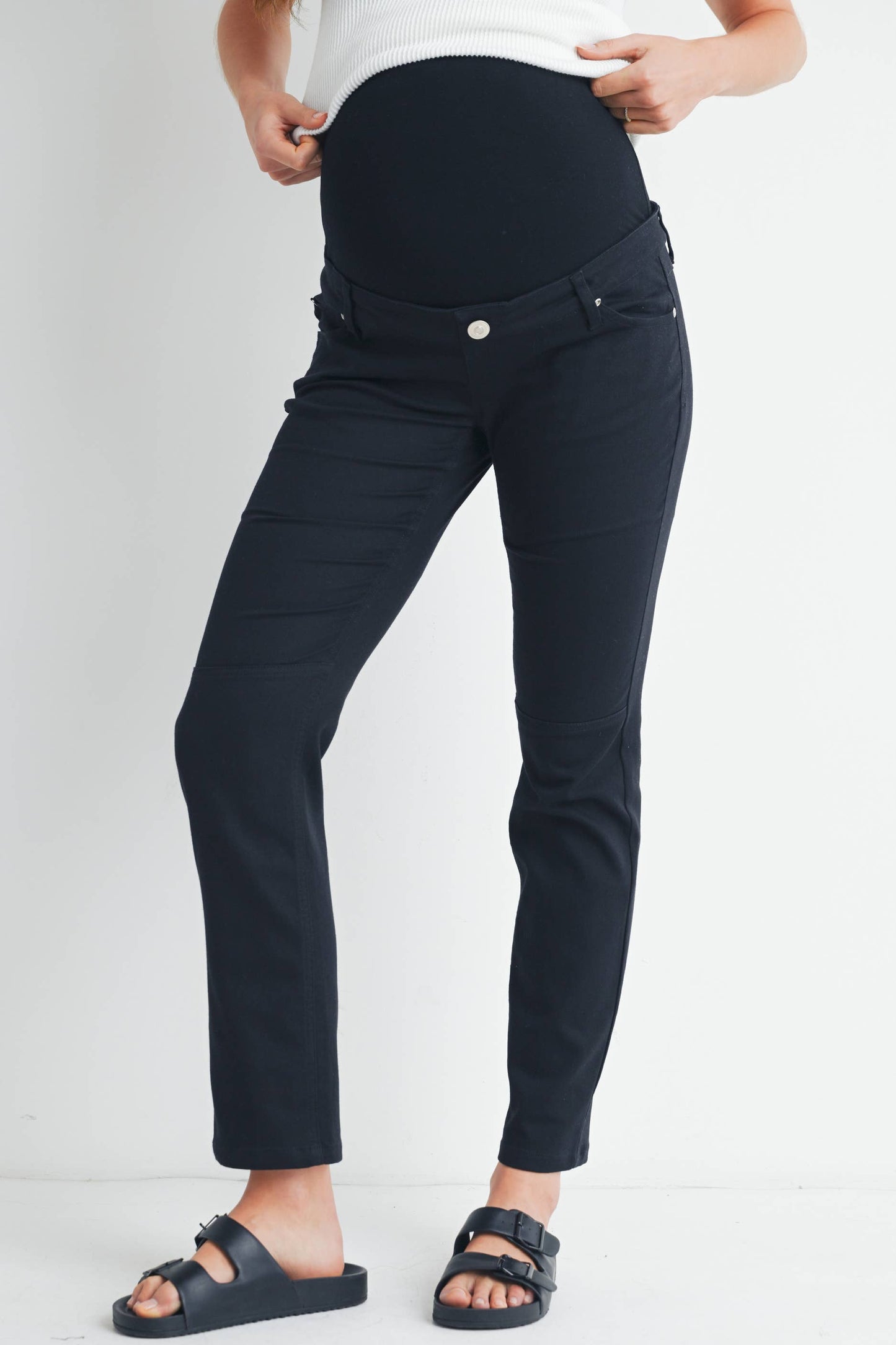 Straight Leg Maternity Belly Pants