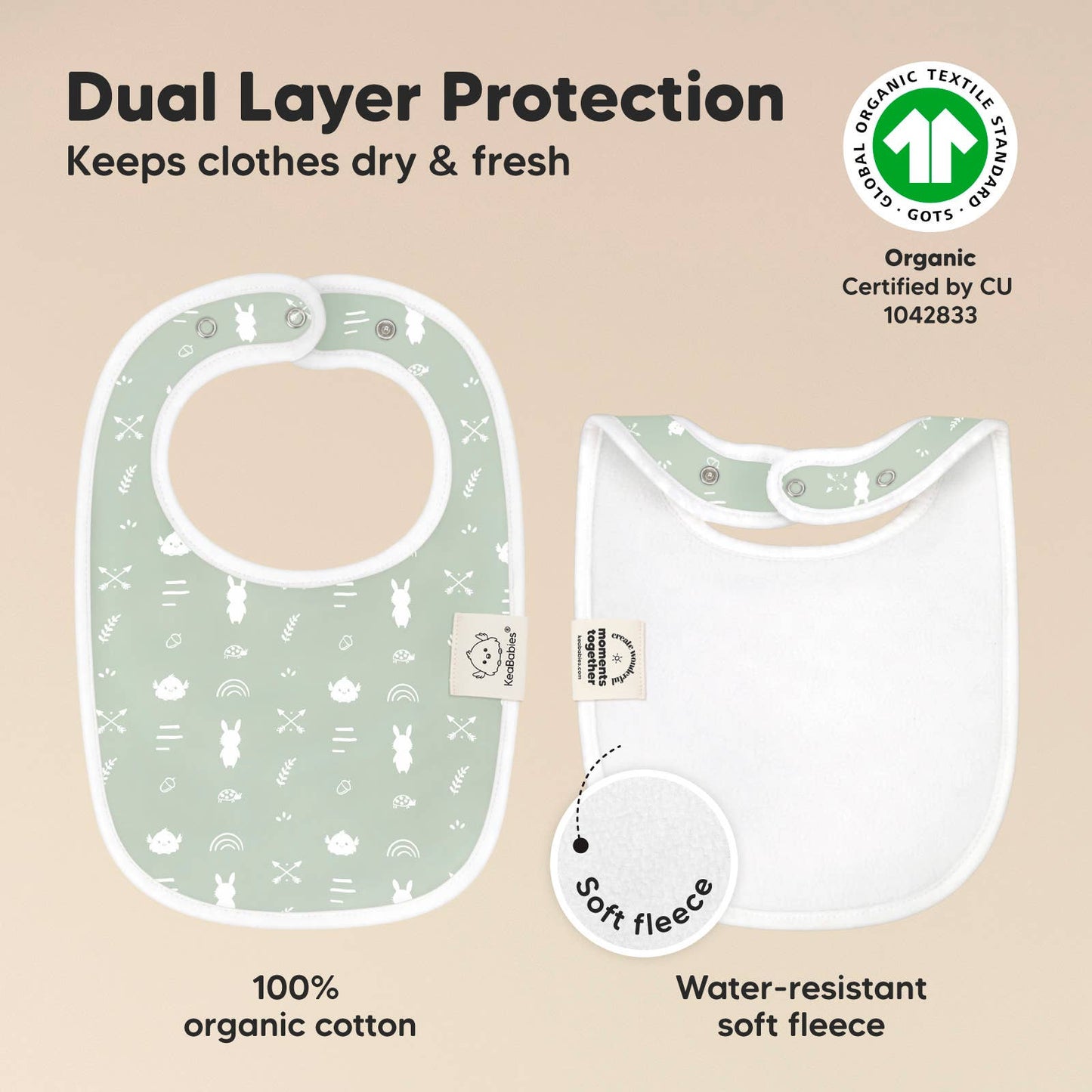 8-pack Urban Drool Bibs Nordic