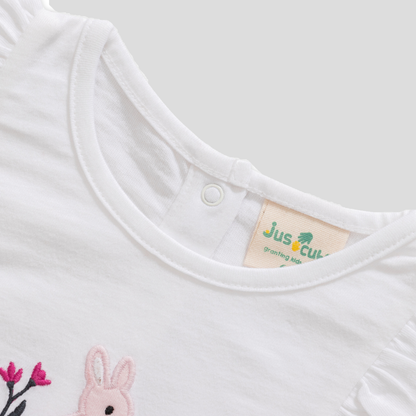 Ruffled Bunny Romper