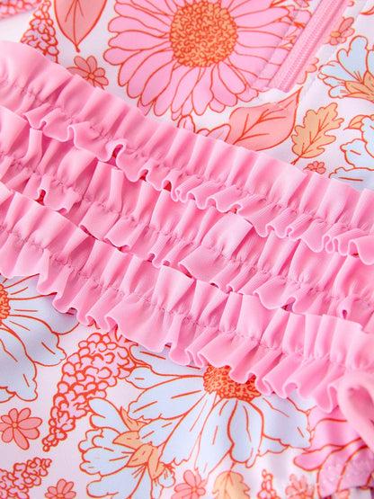Daisy Ruffle One Piece Swimsuit