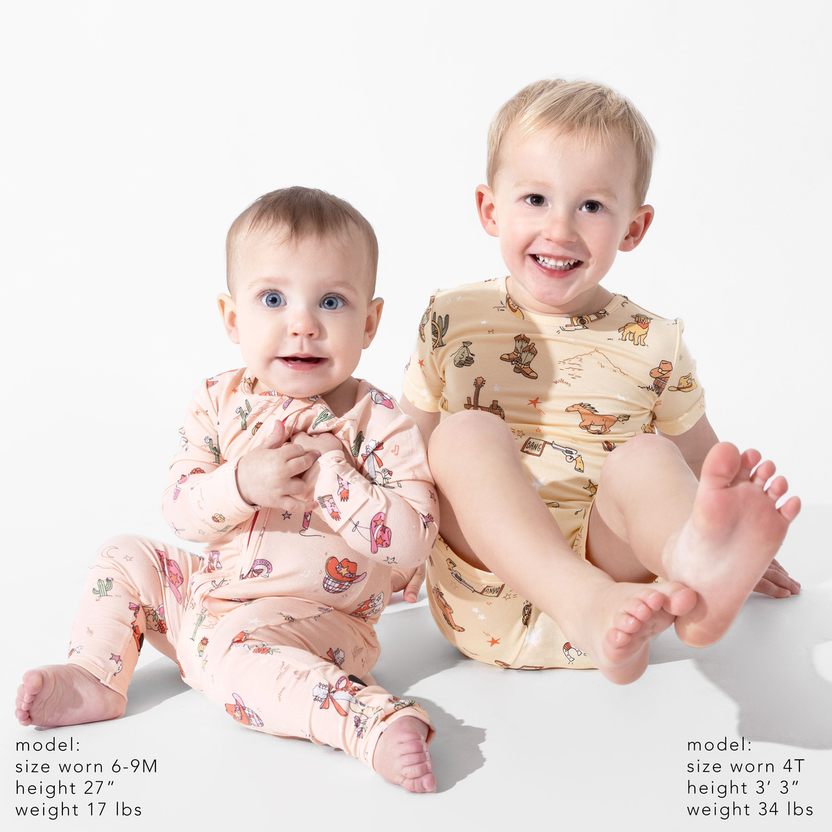 Cowboy Pjs Short Set