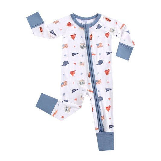 Route 66 Zippered Romper