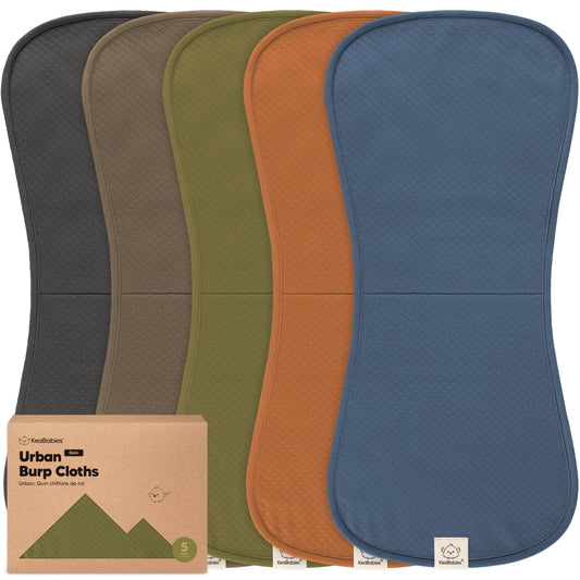 5-Pack Quin Baby Burp Cloths