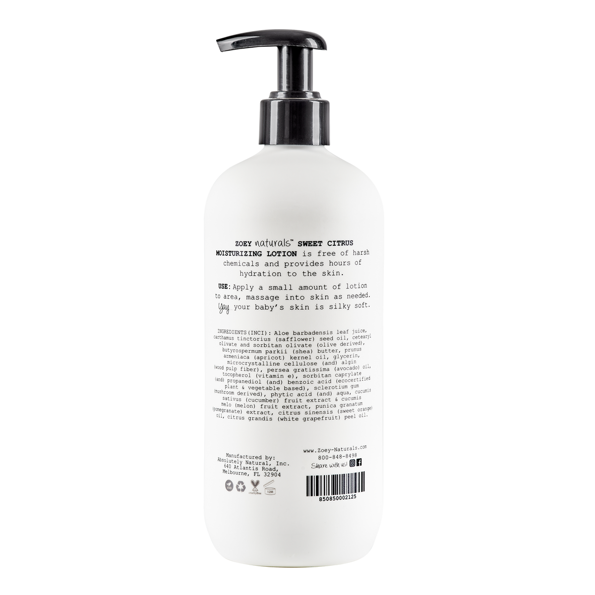 Sweet Citrus Moisturizing Lotion