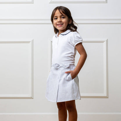 Organic Puff Sleeve Polo