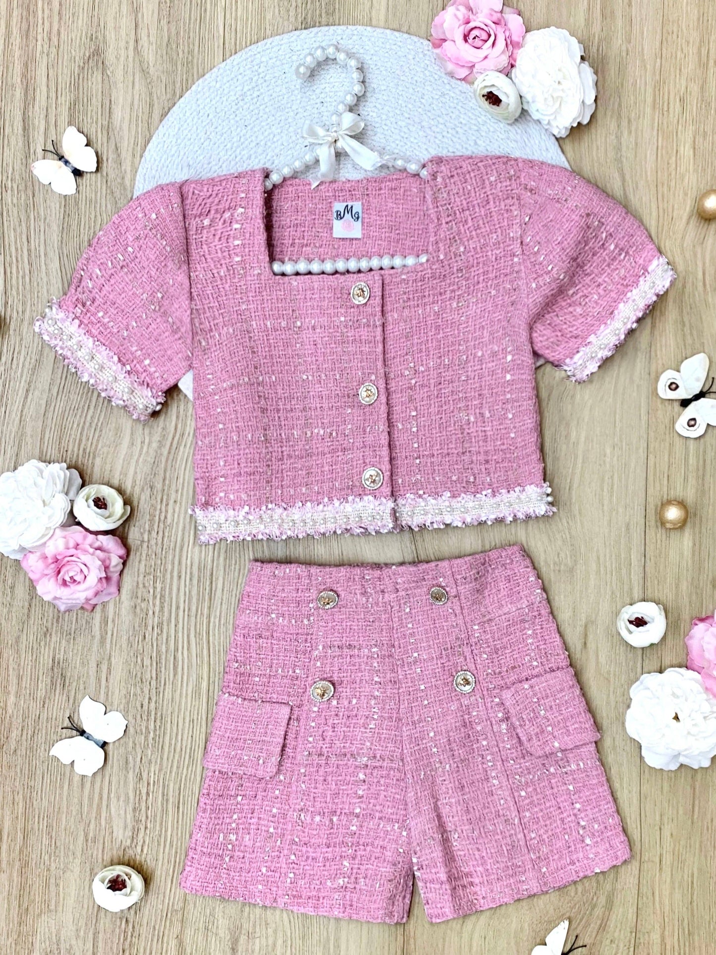 Blush Pink Top & Short Set