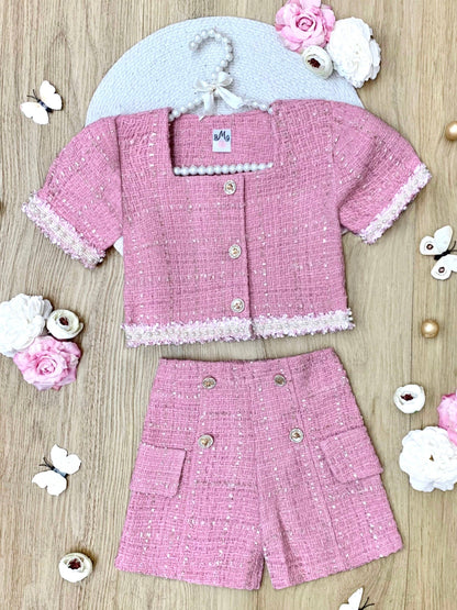 Blush Pink Top & Short Set