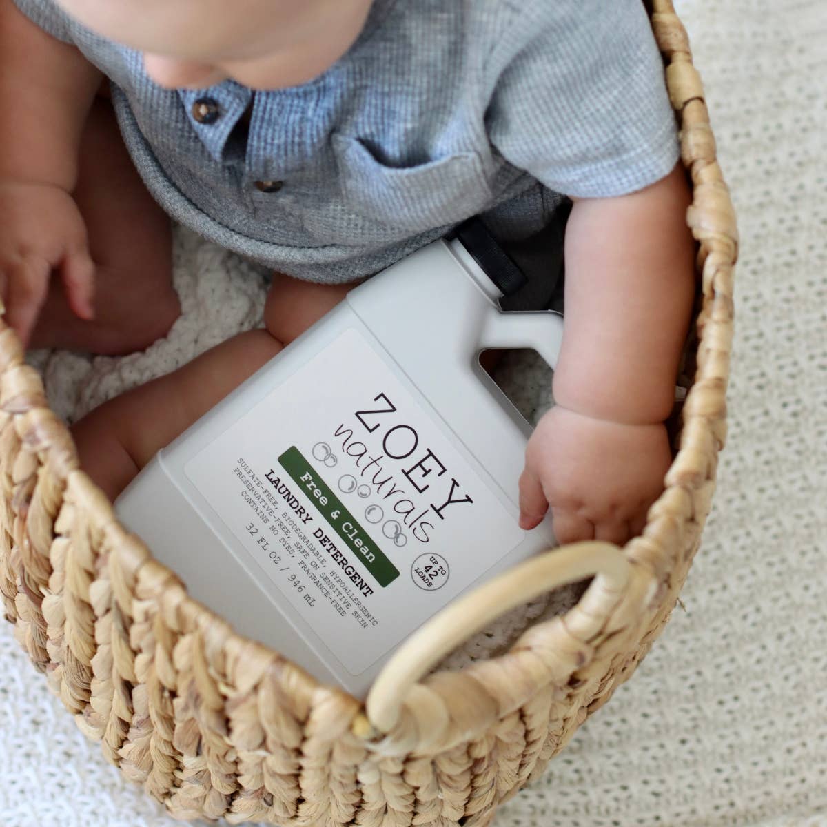 Zoey Naturals Free & Clean Laundry Detergent