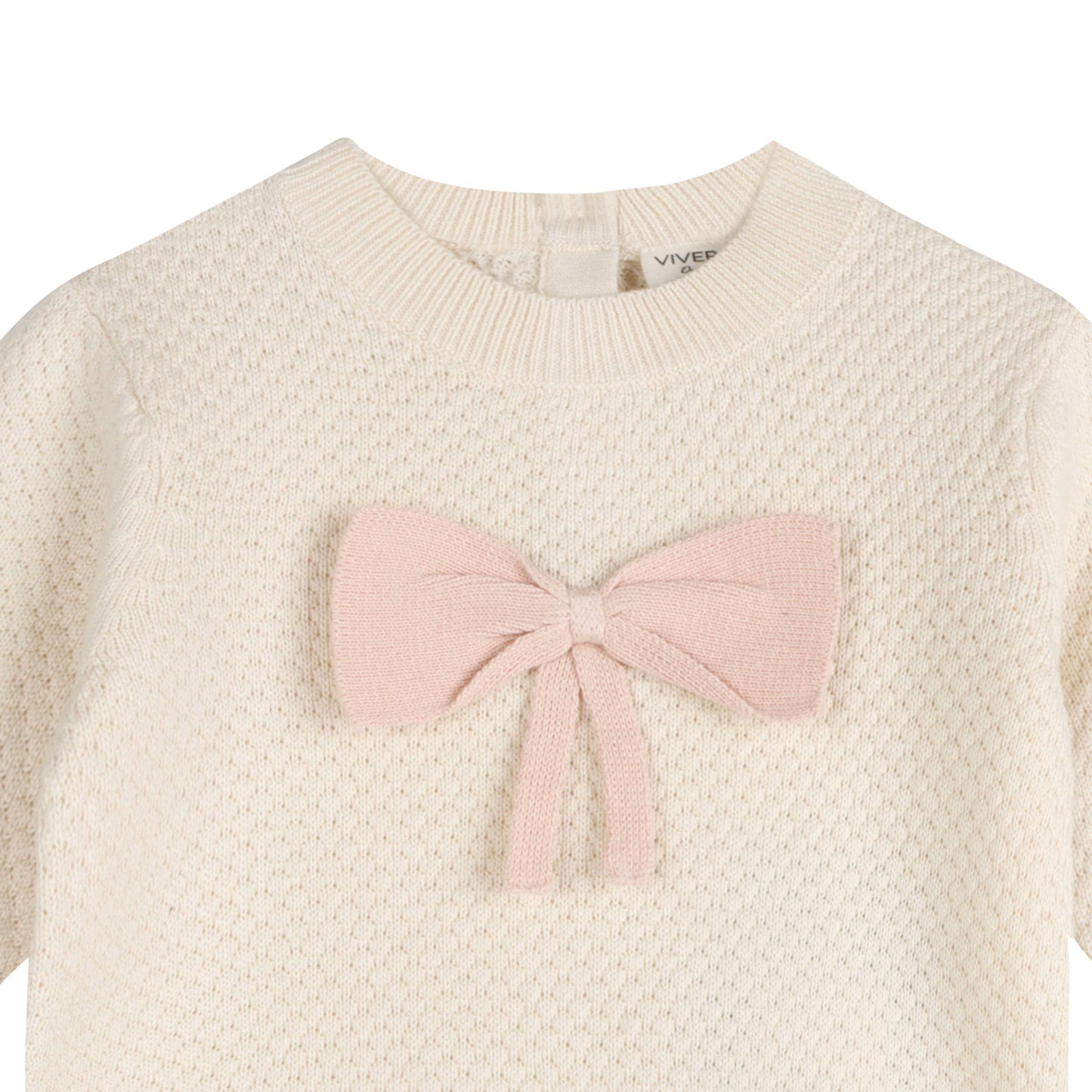 Bow Knit Baby Sweater