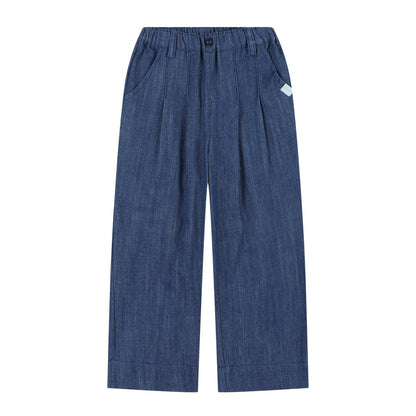 Wide Leg Denim Pants