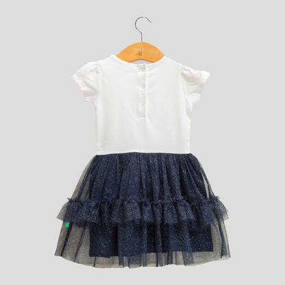 Ruffle Tulle Flair Dress